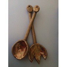 Textural Red Serving Set