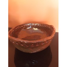 Textural Holey Red Salad Bowl